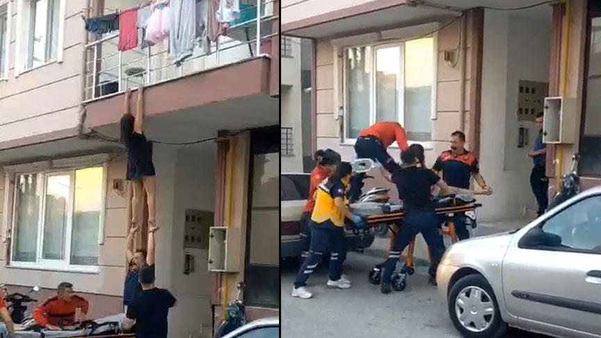 ‘İntihar’ ihbarında bulundu, takımlar ayrılacağı sırada şok atılım