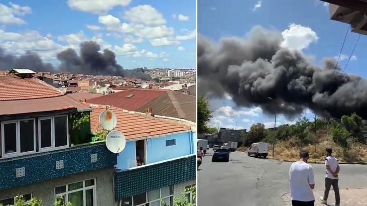 İstanbul’da korkutan yangın! Dumanlar birçok noktadan görülüyor