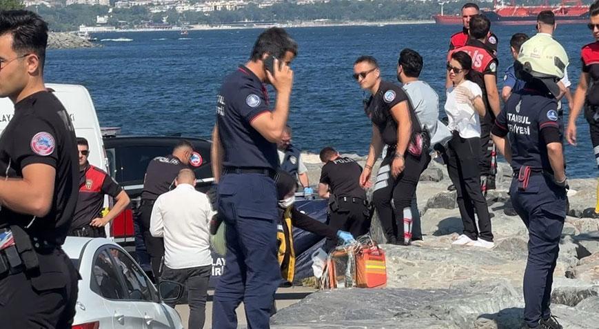 İstanbul’un göbeğinde müthiş olay! Kıyıda dolaşanlar fark etti