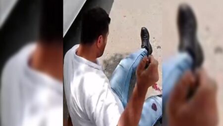 Malatya’da bir bayan kendisini rahatsız eden kişiyi ayaklarından vurup kayda aldı