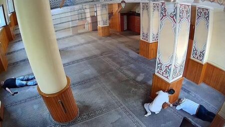 Mescitte skandal görüntü! Güvenlik kamerası her şeyi kaydetti