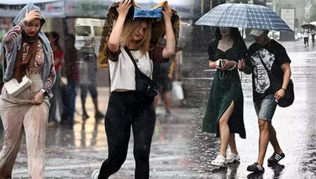 Meteoroloji yeni harita yayımladı! Sıcaktan bunalan kent sağanak yağış ile serinledi