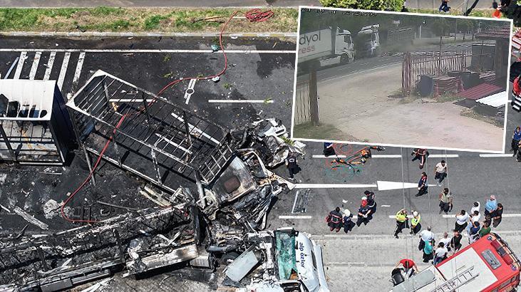 Sakarya’da vahim kaza! Üç TIR birbirine girdi