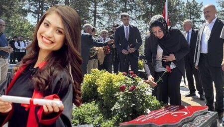 Şehit öğretmen Şenay Aybüke Yalçın, kabri başında anıldı