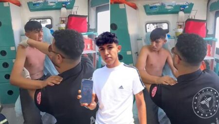 Sıhhat çalışanından sihirli dokunuş: Çıkan omuz saniyeler içinde yerine oturttu