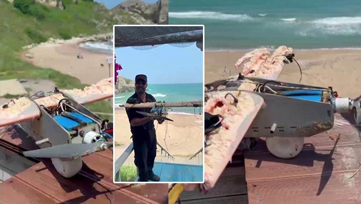 Şile kıyısında alarm: Denizde kamikaze dronuna benzeyen cisim bulundu