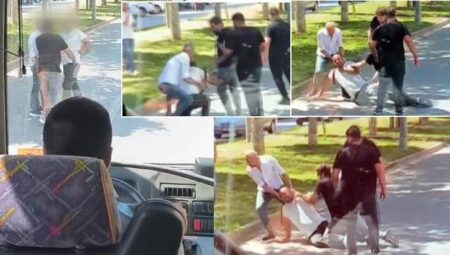Sokak ortasında kan donduran vahşet! Kemerle boğazını sıkıp boğmaya çalıştı