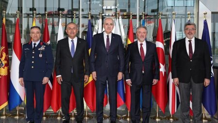 TBMM Başkanı Numan Kurtulmuş, Türkiye’nin NATO Daimi Temsilciliğini ziyaret etti