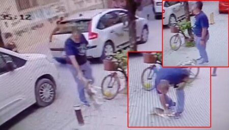 Yere atıp, boğazını sıktı! ‘Benim köpeğim, istediğimi yaparım’