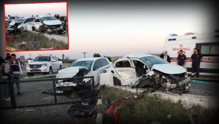 Yozgat’ta feci kaza! İki araba çarpıştı; 2 meyyit, 1 yaralı