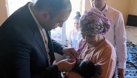 27 yıllık evli çiftin bir bebekleri daha doğdu: Kaymakam: Adeta ‘Aile Yılı’na damga vurdular