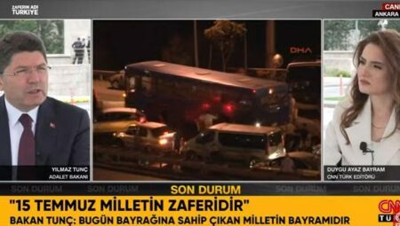 Adalet Bakanı Yılmaz Tunç CNN Türk’te soruları yanıtlıyor