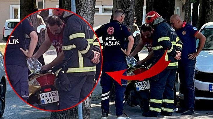 Akılalmaz olay! ‘Kendimi yakacağım’ diyerek geldi, takımları görünce yaptığı şey pes dedirtti
