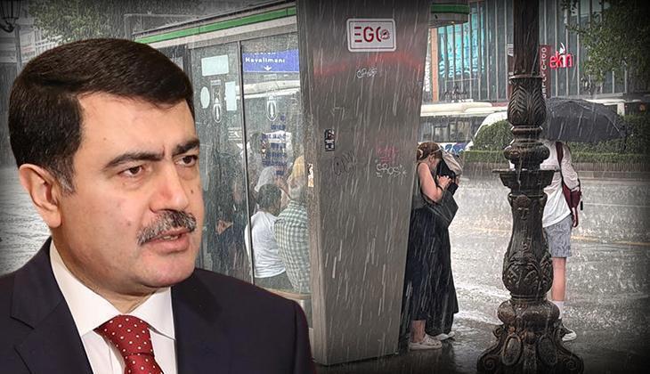 Ankara’da sağanak su taşkınlarına sebep oldu! Vali Şahin’den açıklama