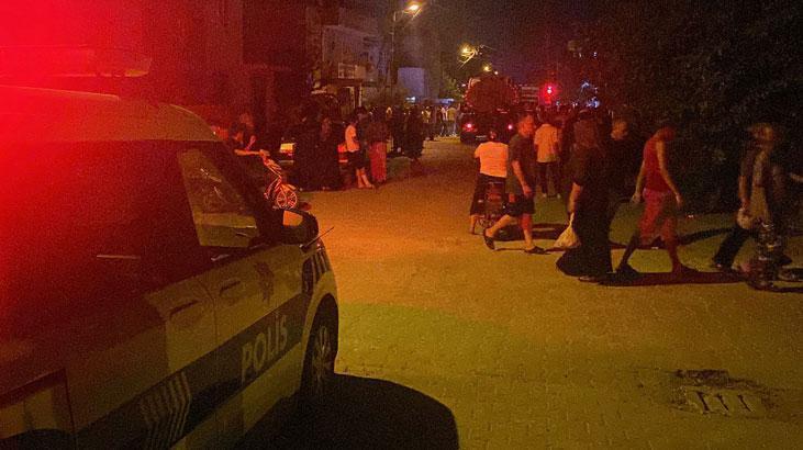 Babasının konutunu yakan unsur bağımlısı evlat neredeyse mahalleyi yakıyordu