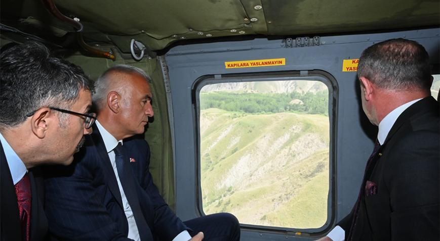 Bakan Ersoy Hakkari’de incelemelerde bulundu
