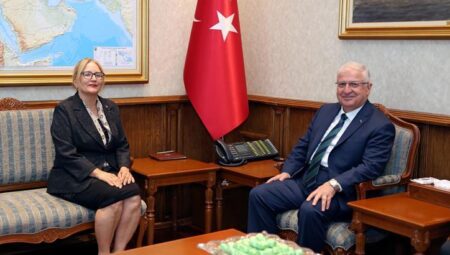 Bakan Güler, Lahey Büyükelçisi Yazgan’ı kabul etti