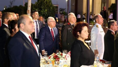 Bakan Güler, Mutlu Barış Harekatı’nın 51’inci yıl dönümü münasebetiyle düzenlenen resepsiyona katıldı