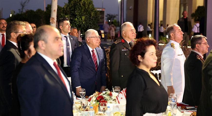 Bakan Güler, Mutlu Barış Harekatı’nın 51’inci yıl dönümü münasebetiyle düzenlenen resepsiyona katıldı