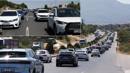 Bir ucu Aydın, öbür ucu Muğla’da! 60 kilometrelik araç kuyruğu trafiği kilitledi