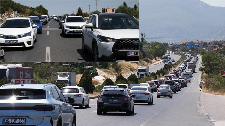 Bir ucu Aydın, öbür ucu Muğla’da! 60 kilometrelik araç kuyruğu trafiği kilitledi