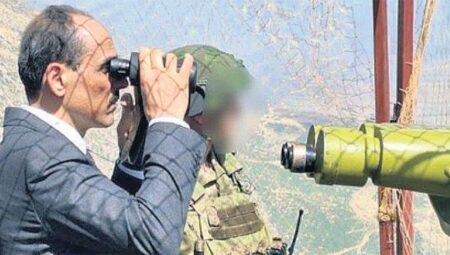 Birinci kez bir MİT Başkanı sınır üssünden fotoğraf verdi! Tek kareyle birçok bildiri