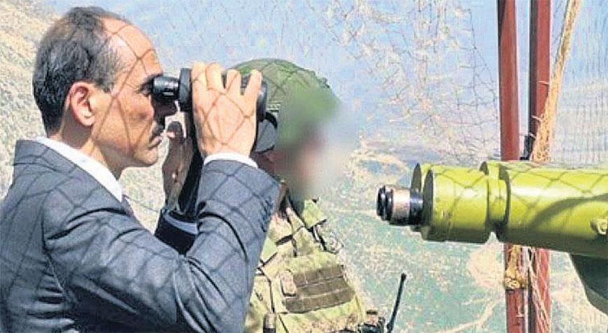 Birinci kez bir MİT Başkanı sınır üssünden fotoğraf verdi! Tek kareyle birçok bildiri