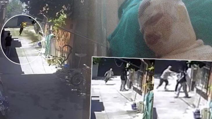 Cani amca! Yeğenininin üzerine akaryakıt döküp yaktı, dehşet anları kamerada