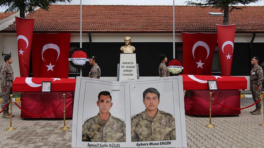 Çankırı’daki kazada hayatını kaybeden 2 polis memuru, memleketlerine uğurlandı