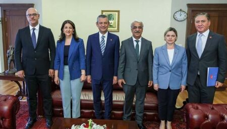 CHP Genel Başkanı Özel, DEM Parti heyetini kabul etti