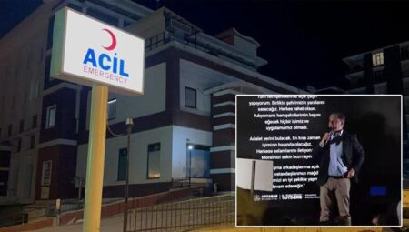 CHP Küme Başkanvekili Murat Buyruk sahneden düştü, hastanelik oldu