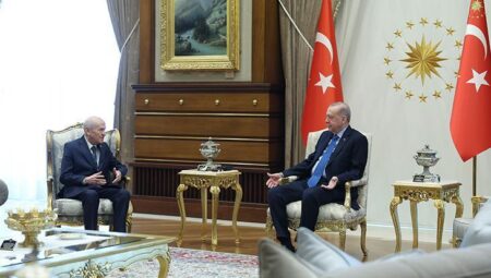 Cumhurbaşkanı Erdoğan, Bahçeli’yi kabul etti