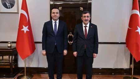 Cumhurbaşkanı Yardımcısı Yılmaz, AK Parti Gençlik Kolları Lideri’ni kabul etti
