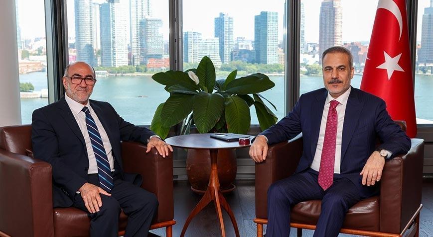 Dışişleri Bakanı Hakan Fidan ABD Müslüman Kuruluşlar Konseyi Lideri’ni kabul etti