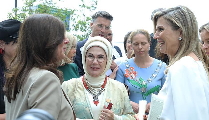 Emine Erdoğan, Boijmans van Beuningen Depo Müzesi’nde programa katıldı