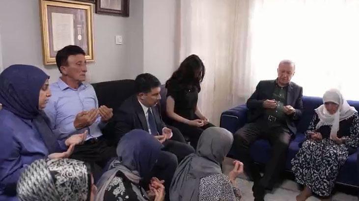 Erdoğan, 15 Temmuz şehit ailelerini ziyaret etti