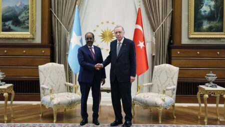 Erdoğan’ın Somali Cumhurbaşkanı Mahmud ile bir ortaya geldi! İşte görüşmeye ait ayrıntılar