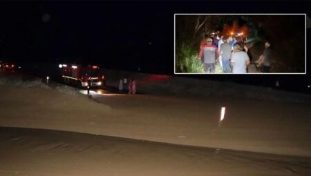 Erzurum’da araba sele kapıldı! Araçta bulunan bayan 150 metre sürüklendi