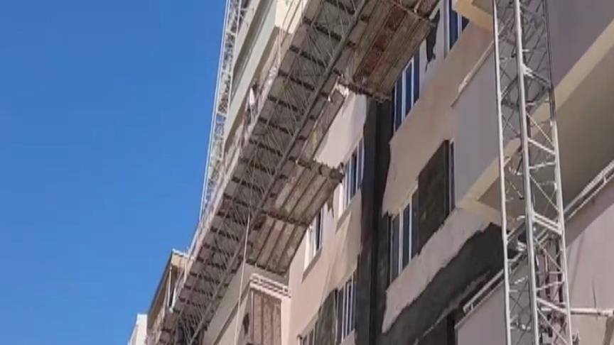 Feci son! İskele kırıldı, personeller yere çakıldı: 2 meyyit, 1 yaralı