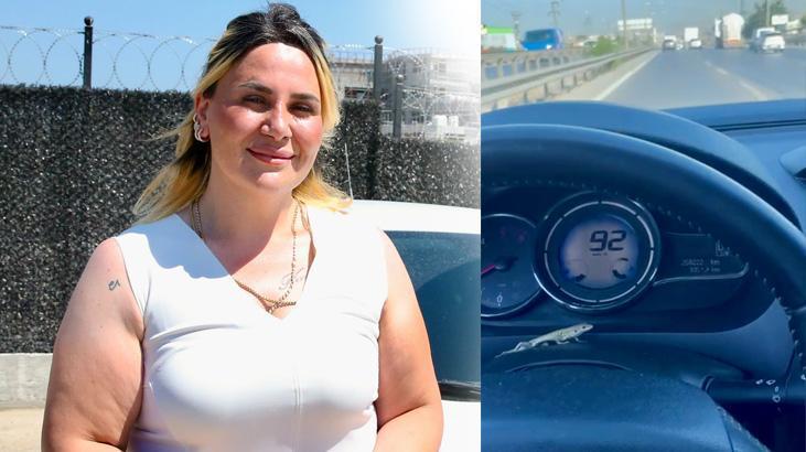 Gösterge panelinde beklenmedik konuk: Ne yapacağımı bilemedim çığlık atmaya başladım.