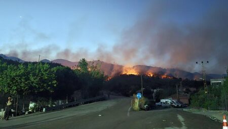 Hatay’da orman yangını 2’nci gününde! Havadan karadan müdahale sürüyor
