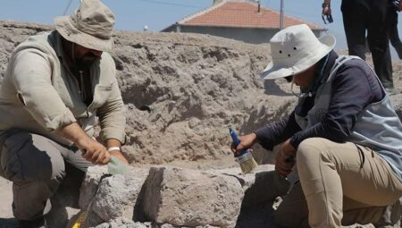 İç Anadolu’nun en büyük mozaik hafriyat çalışmasında heyecanlandıran gelişme