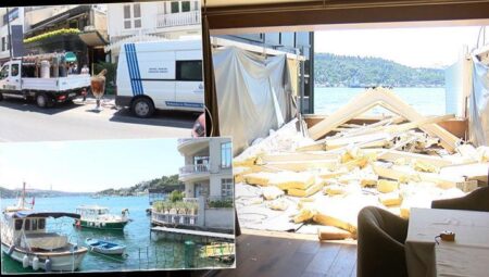 İstanbul Boğazı’ndaki kaçak yapıların yıkımı! Birinci durak tarihi pastane oldu