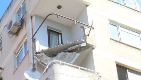 Kabusa uyandılar! Maltepe’de 9 katlı binada balkon çöktü