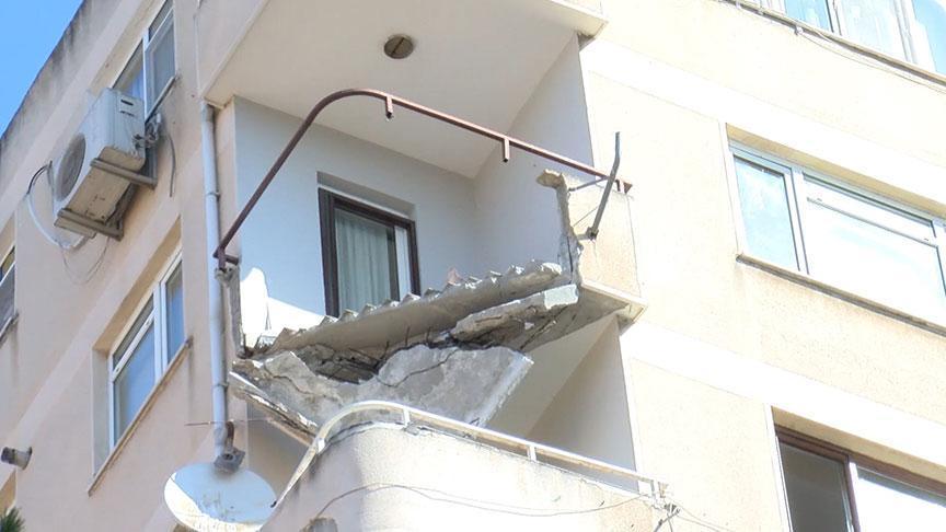 Kabusa uyandılar! Maltepe’de 9 katlı binada balkon çöktü
