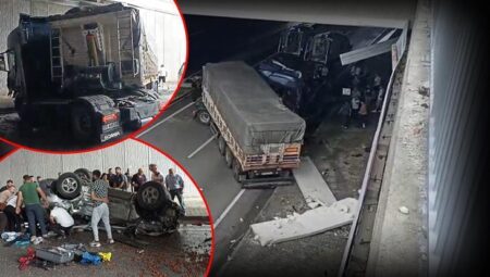 Kastamonu’da feci kaza! Araba, TIR’a çarptı: 3 meyyit, 5 yaralı