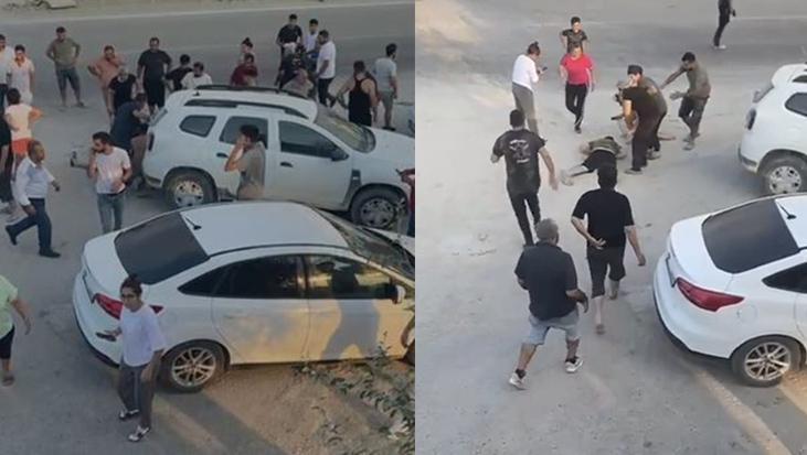 Kaza sonrası çıkan arbedeyi ayırmak isteyenlere bıçaklı saldırı! Dehşet anları kamerada: 1 meyyit, 3 yaralı