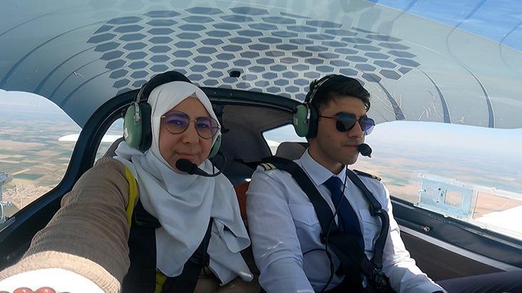 Konyalı anne oğluyla tıpkı kokpitte: Ona ‘ders çalış’ demektense kendim ders çalıştım