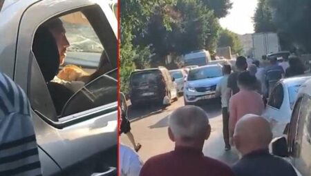 Küçükçekmece’de dehşet! Araçtaki bayanın çığlığına etraftakiler koştu