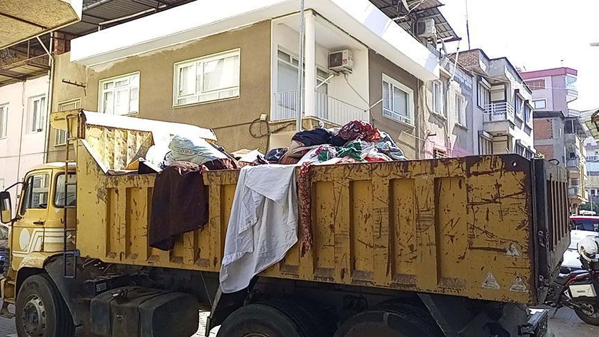 Mahalleli şoke oldu! Çalışmalar 6 saat sürdü, 6 kamyon doldu